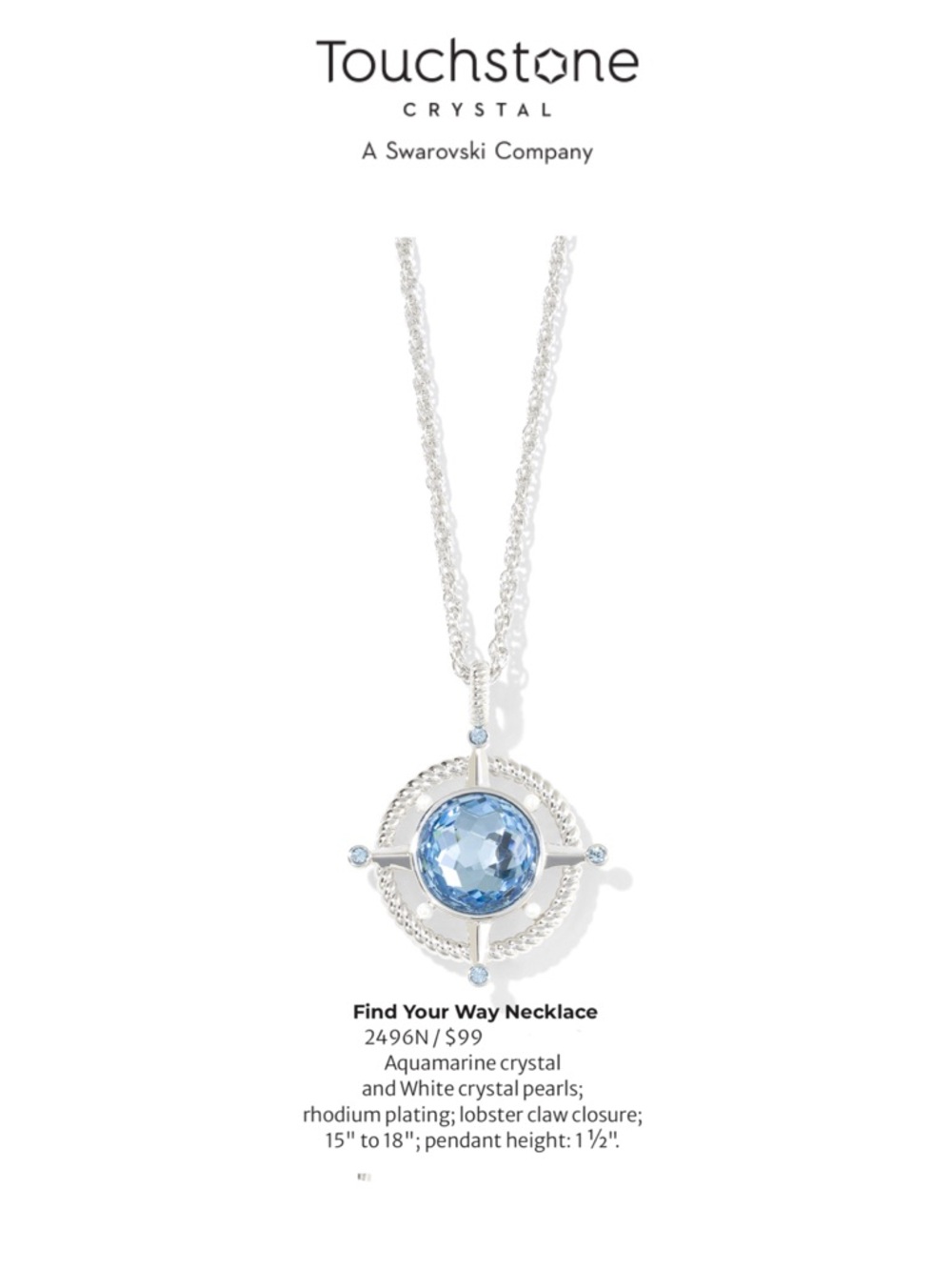 Swarovski’s TSC Find Your Way Necklace Pendant NWT/BNIB Last one‼️ - Picture 3 of 10